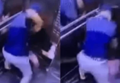 Homem que invadiu trabalho da ex e a espancou com socos em elevador é preso novamente