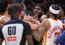 Clima esquentou nos Playoffs da NBA em Atlanta; árbitro acabou no chão
