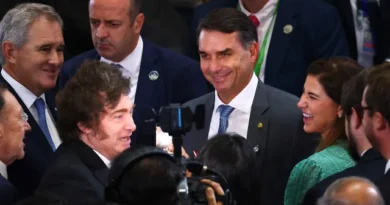 Milei diz que virá ao Brasil para lançamento da candidatura de Flávio Bolsonaro