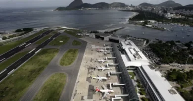 Avião derrapa no Santos Dumont e voos são cancelados